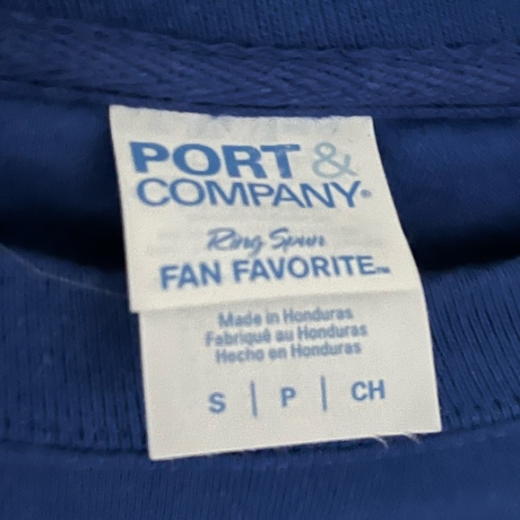 Christmas Holiday Cat Sweatshirt Blue Cats For Everybody Santa Sleigh Cats Small - Picture 12 of 12